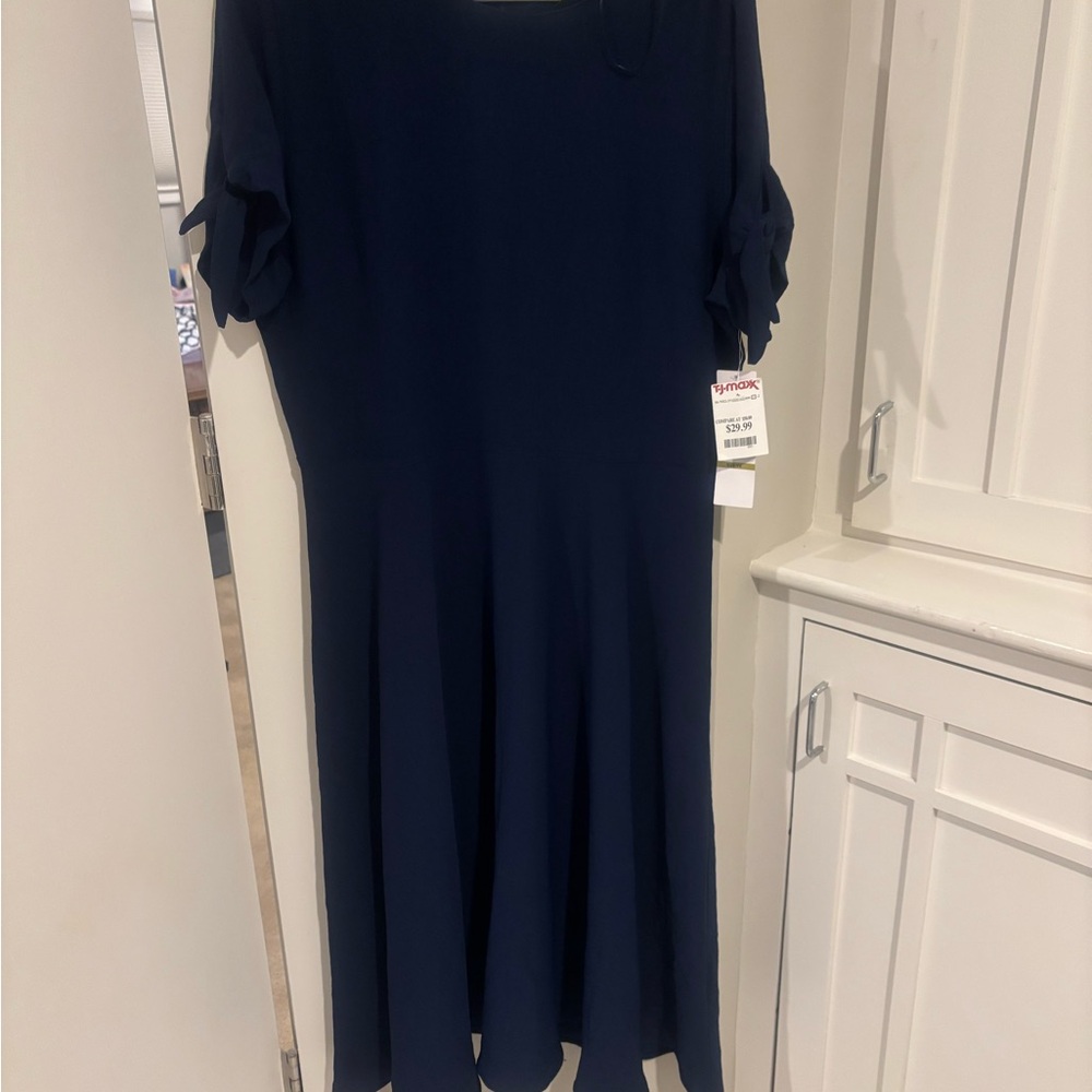 Elegant Navy Blue Dress